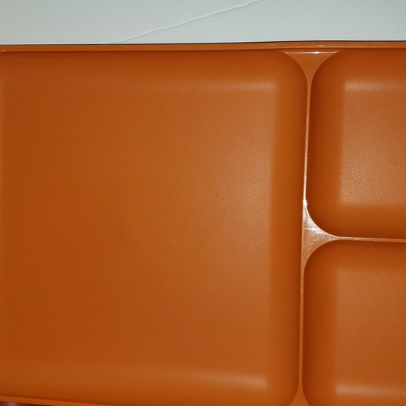 Set of (3) Vintage Tupperware Segmented Meal Trays - Picture 3 of 5